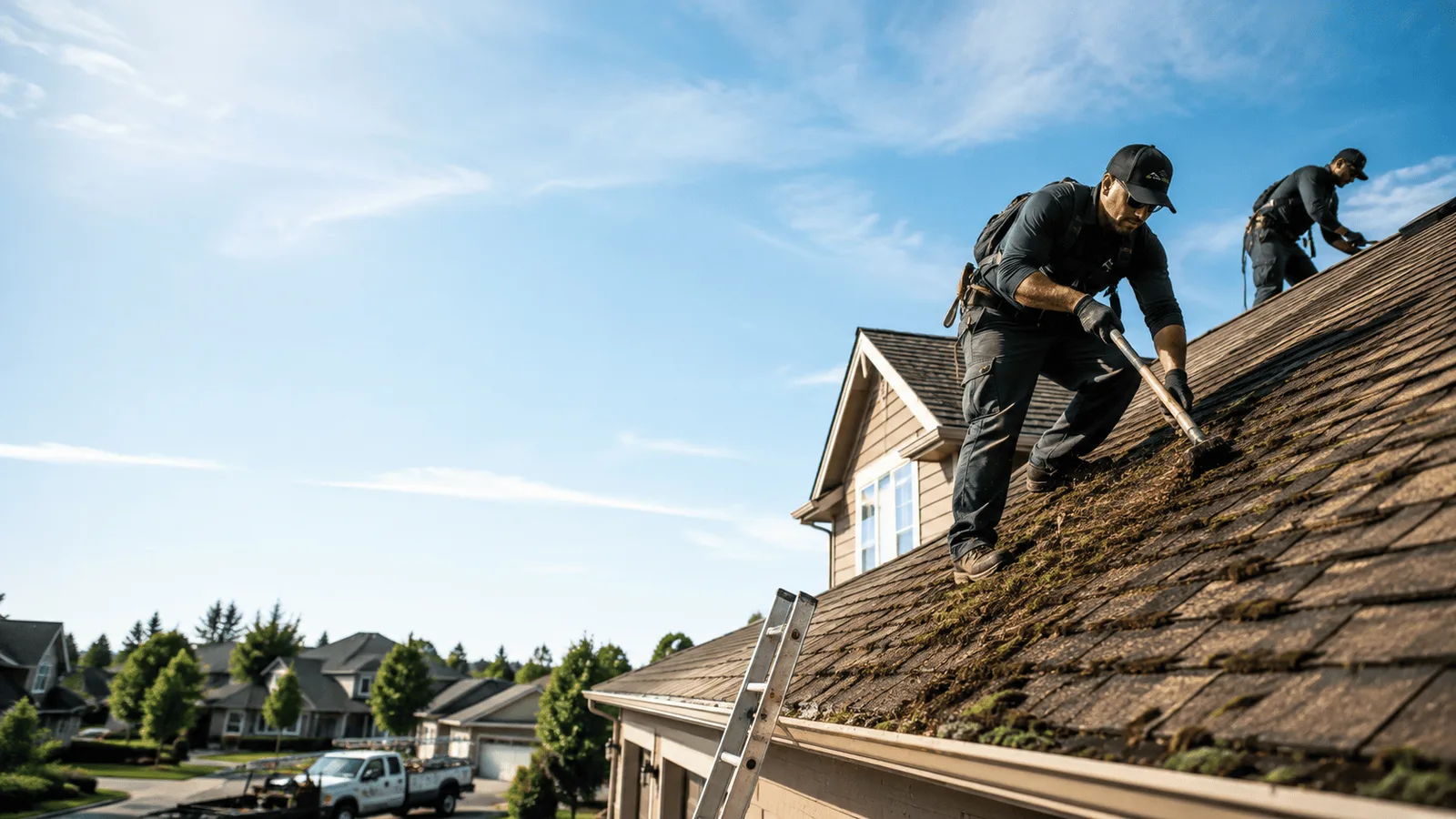 Roof Moss Removal in Harrah, OK near me